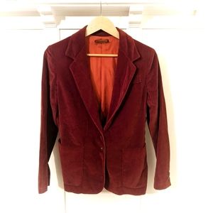EUC Vintage Velvet Two-Button Blazer | Tomboy Le Sport